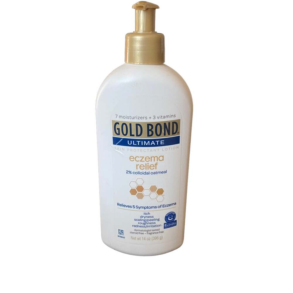 Gold Bond Eczema Relief 2 % Colloidal Oatmeal Moisturizers 14 Oz. Expired 01/22